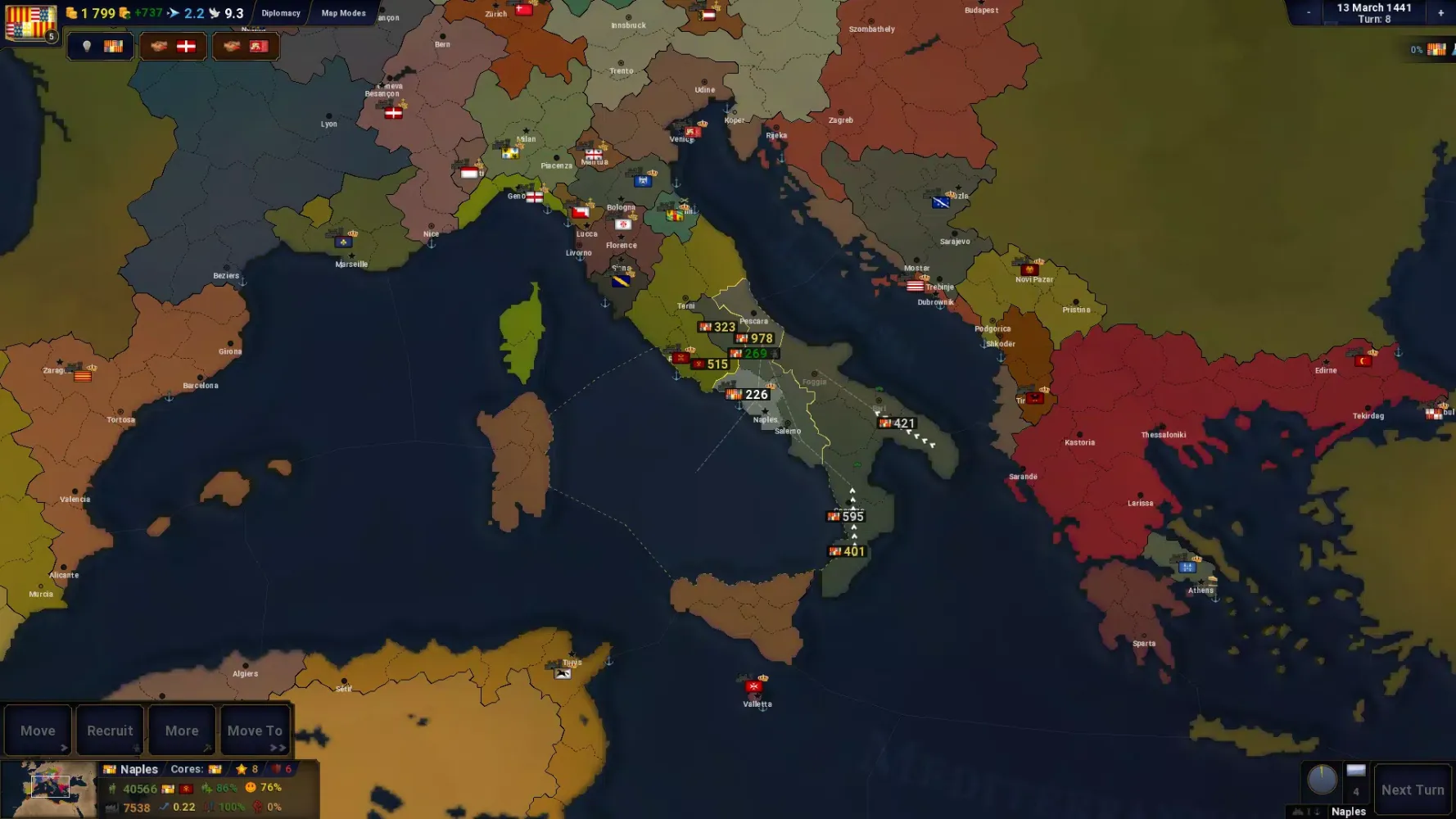 Captures d'écran de Age of History II - Lite