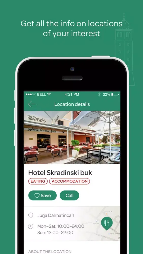 Tangkapan skrin Skradin Official Guide™ 2015