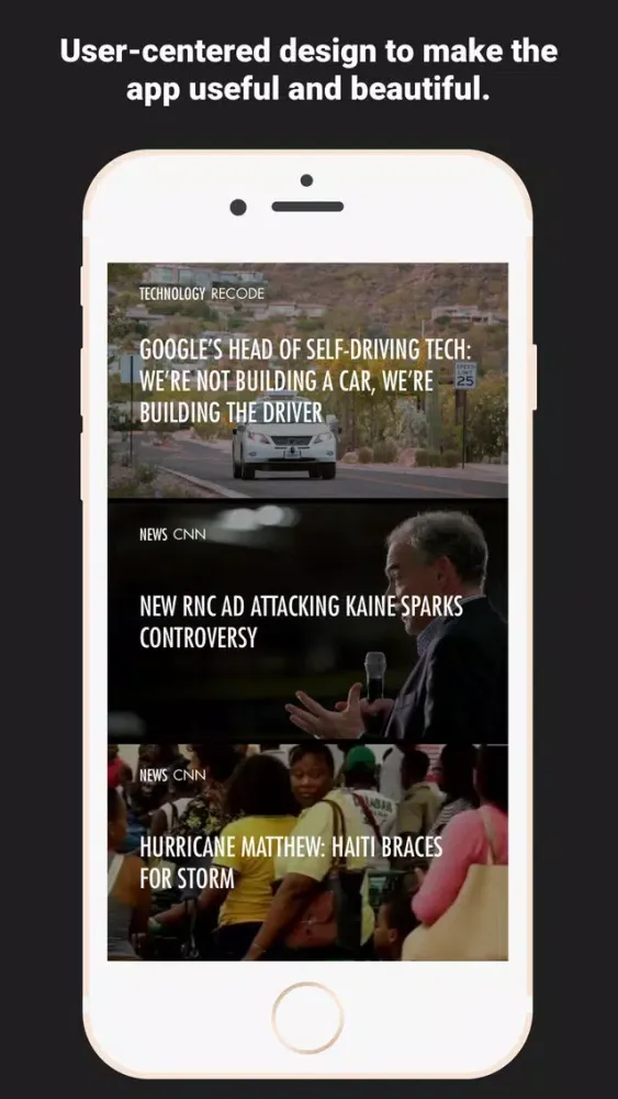 Capturas de tela do Brief - News in a different way