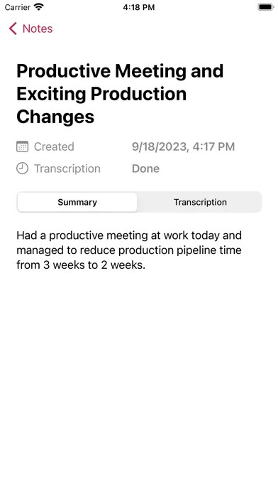 AI Memos: Audio Notes 스크린샷