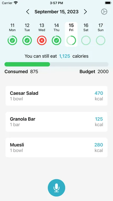 Ảnh chụp màn hình của Bitewise: AI Calorie Tracker