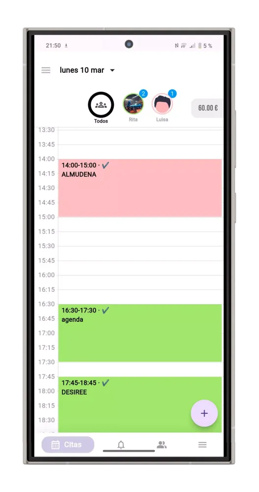 تصاویر Agenda de Citas: Gestión Fácil