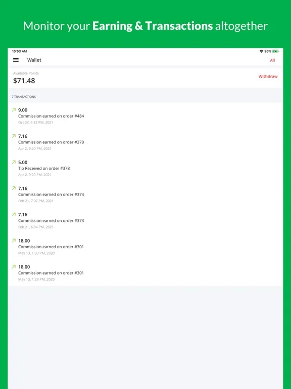Ordefy Agent iPad  Screenshots