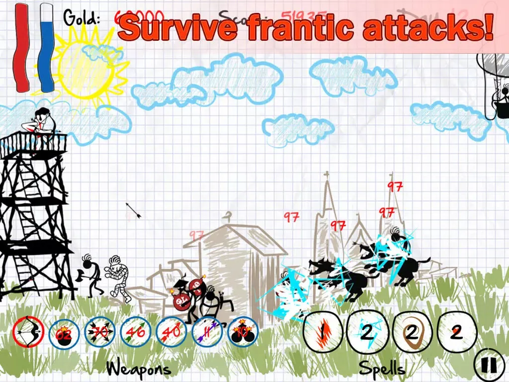 Capturas de tela do Age Of War - Revenge iPad 