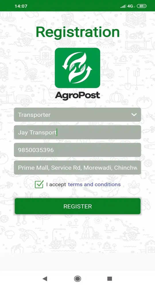 AgroPost Screenshots