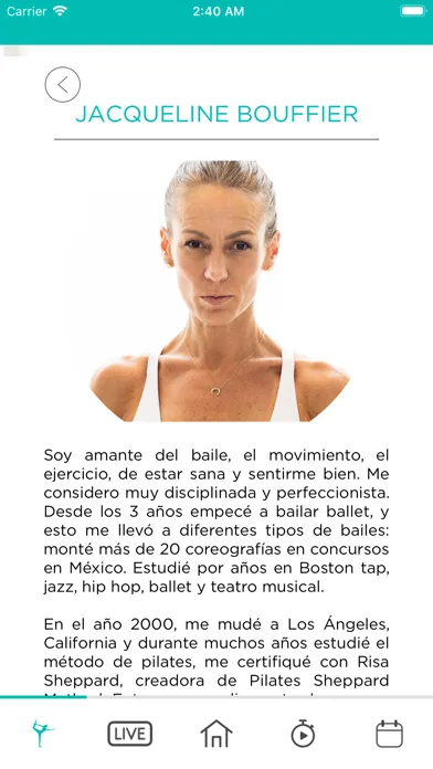 Zrzuty ekranu BodyBarre by JB