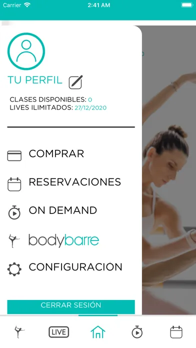 Zrzuty ekranu BodyBarre by JB