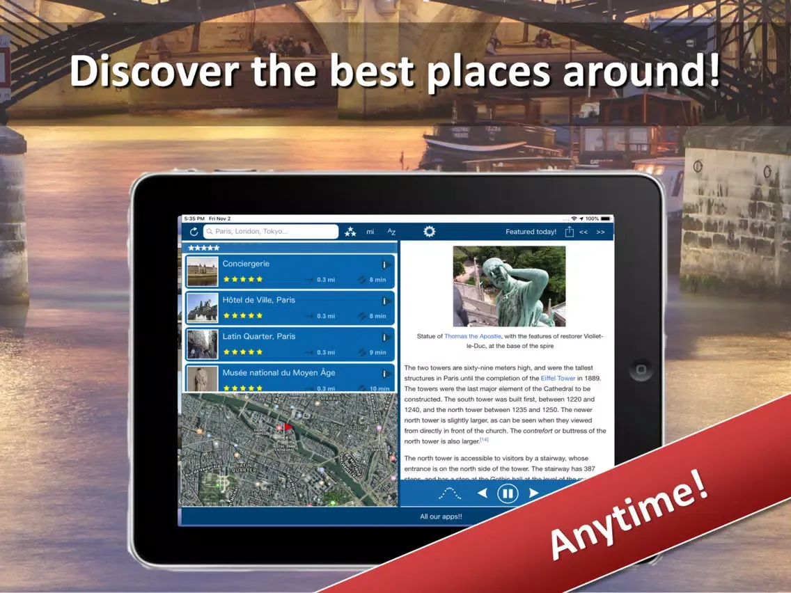 تصاویر World Explorer - Tour guide iPad 