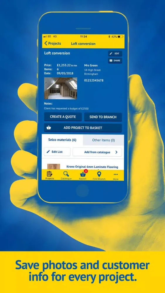 Capturas de pantalla de Selco Project Tool
