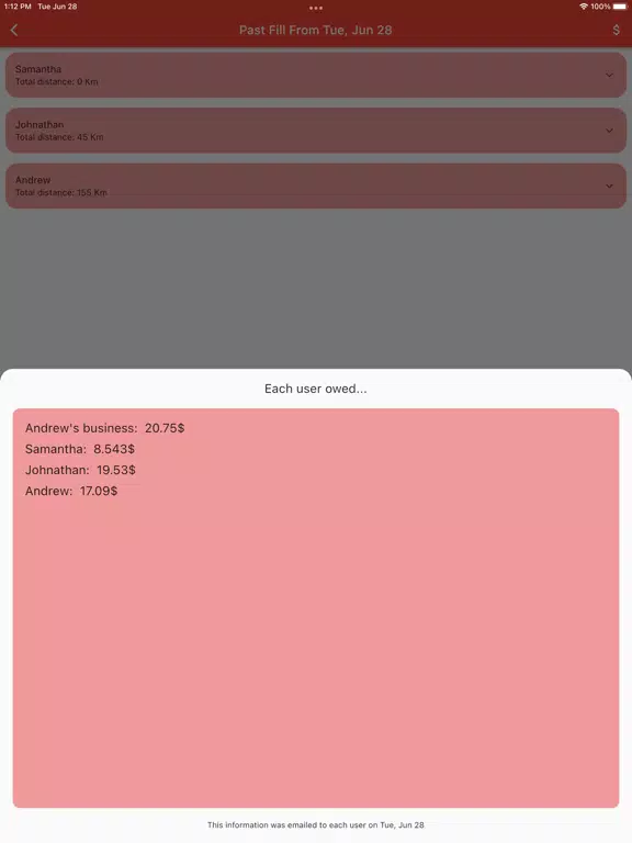 Screenshot di Gas Split iPad 