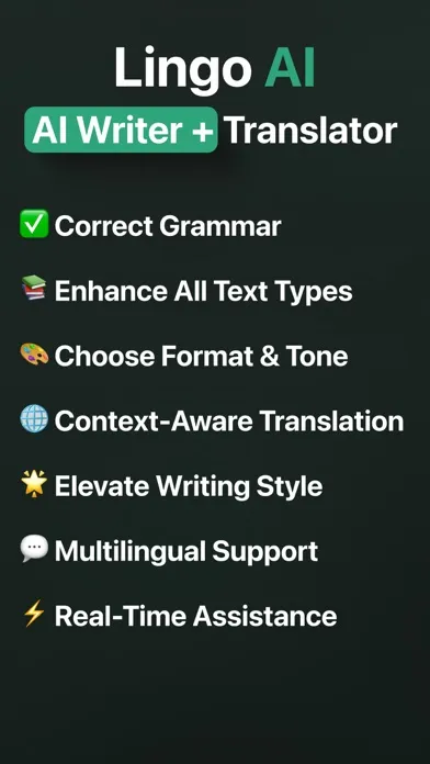 Lingo AI: Improve & Translate应用截图