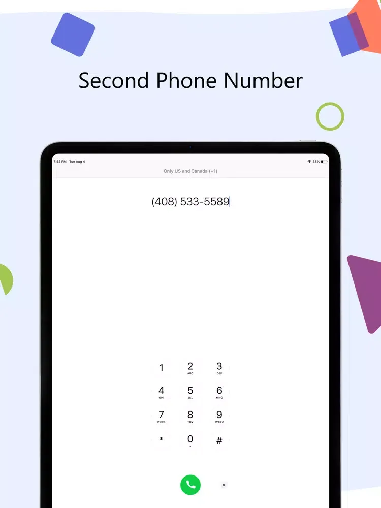 Krisp Phone: 2nd Phone Number iPad  स्क्रीनशॉट