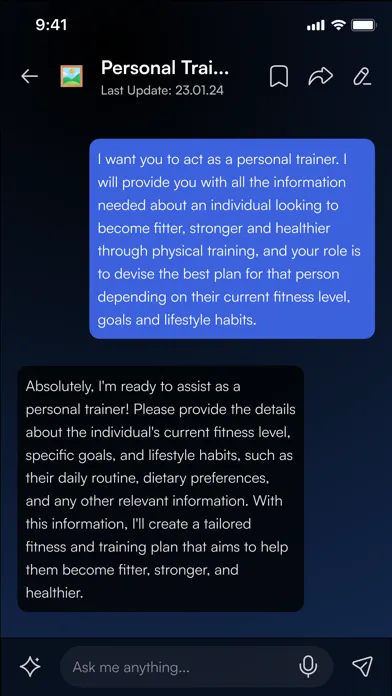 HeyChat Ask & Chat AI Chatbot Screenshots