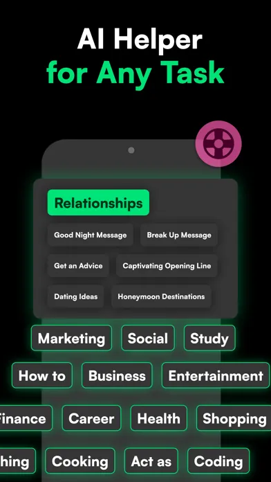 HeyChat Ask & Chat AI Chatbot Screenshots