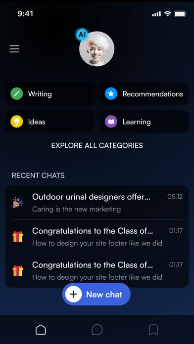 HeyChat Ask & Chat AI Chatbot Screenshots