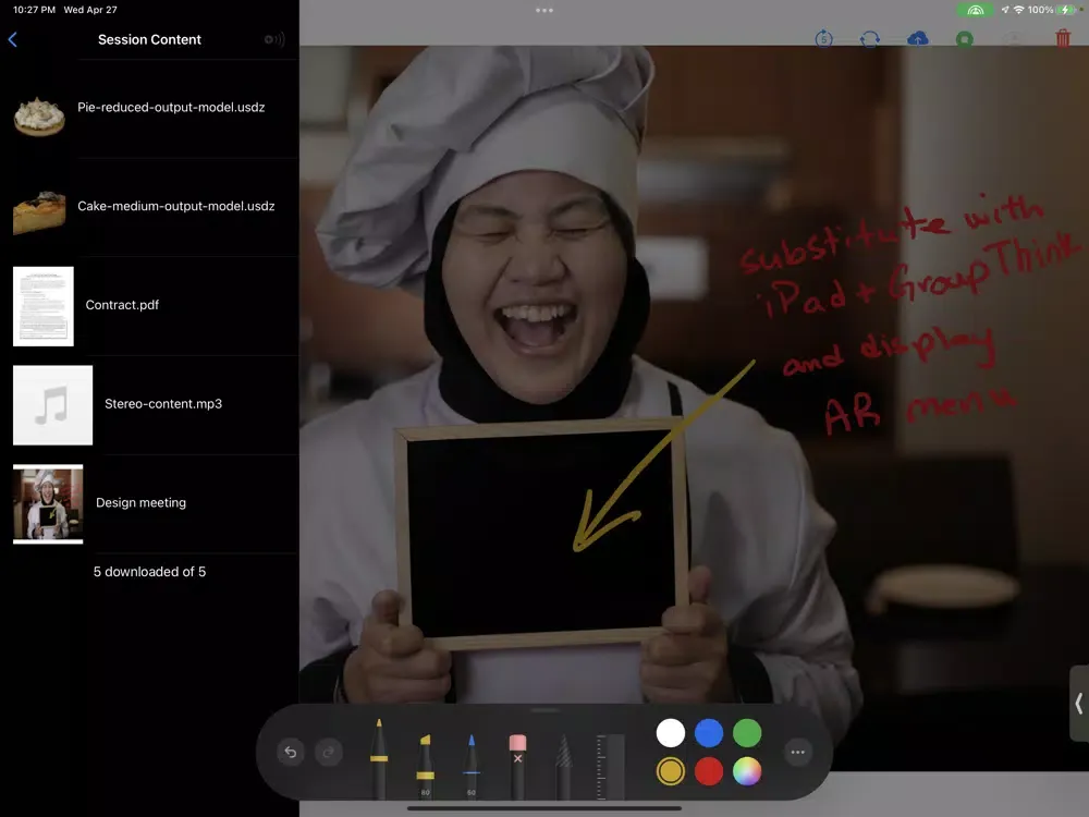 Ảnh chụp màn hình của GroupThink for SharePlay iPad 