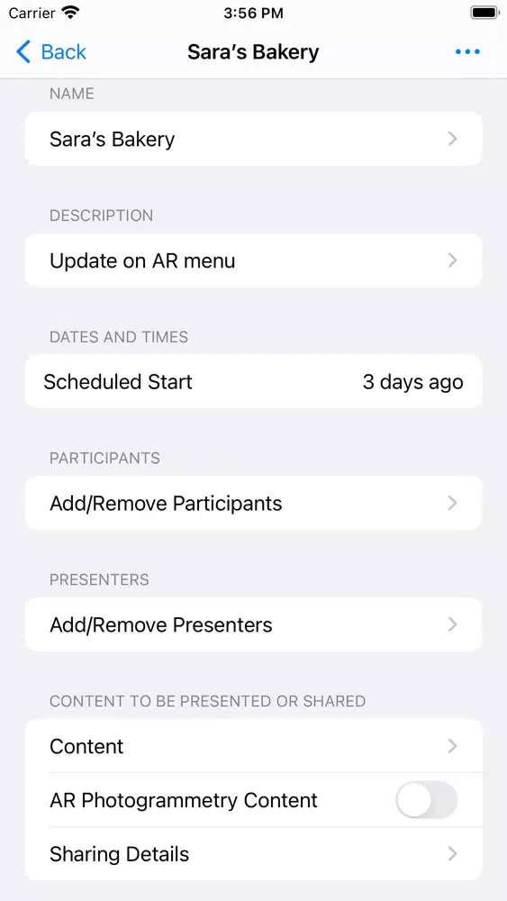 Ảnh chụp màn hình của GroupThink for SharePlay