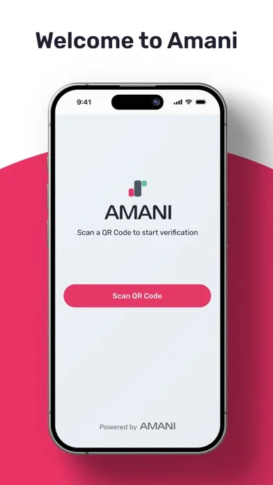 Amani Verify Ekran Görüntüleri
