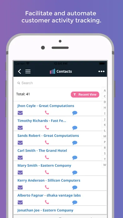 Amped CRM and Sales Insights স্ক্রিনশট
