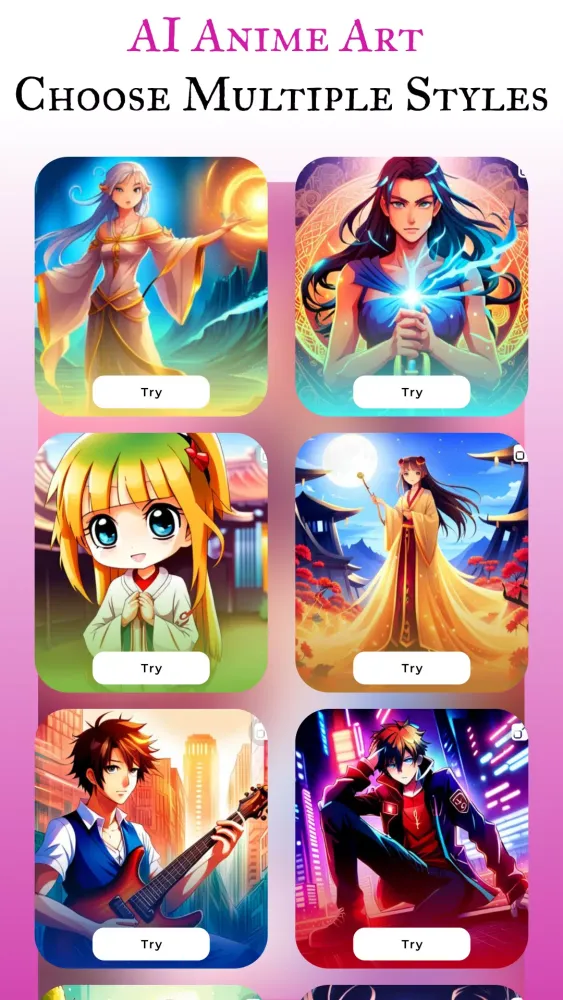 Ai Journey-Anime Art Generator Screenshots