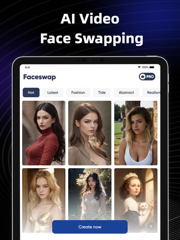 Face Mirror-Ai Face Editor App iPad  스크린샷