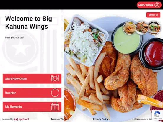 تصاویر Big Kahuna Wings App iPad 