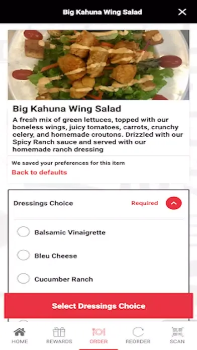 تصاویر Big Kahuna Wings App