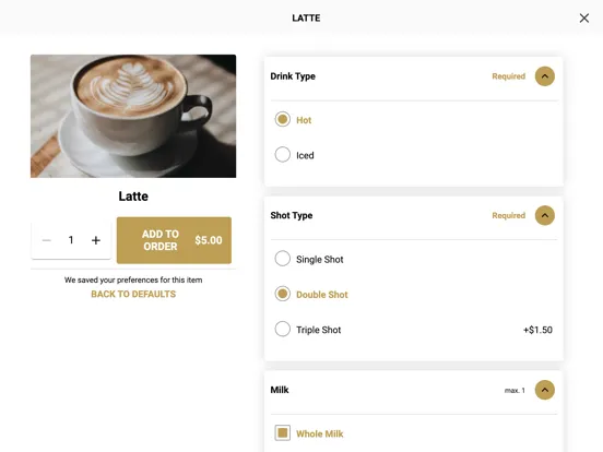 Jabal Coffee House iPad  Screenshots
