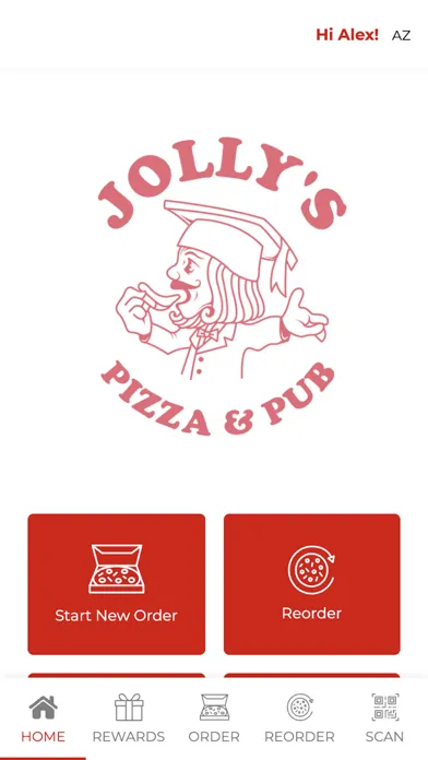 Capturas de tela do Jolly's Pizza