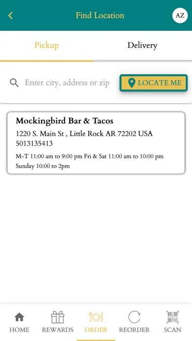 Captures d'écran de Mockingbird Bar & Tacos