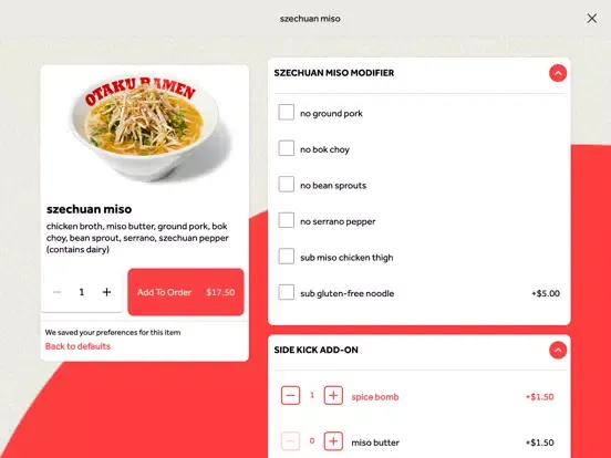 Screenshot di OTAKU RAMEN iPad 