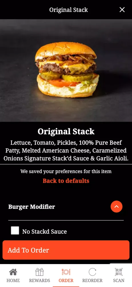 Stack'd Burger NYC Screenshots