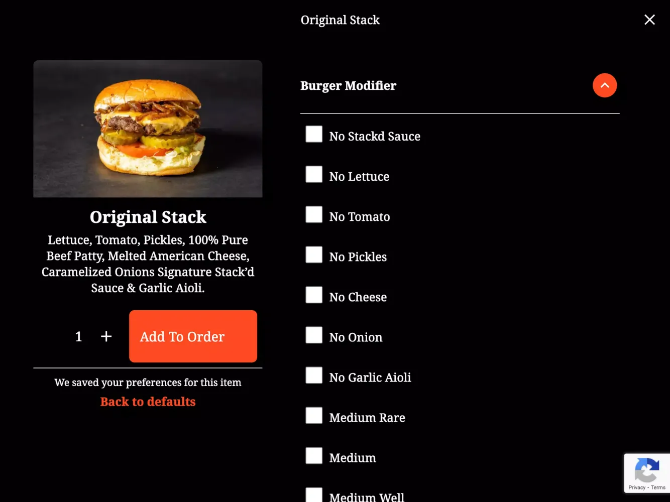 Stack'd Burger NYC Screenshots