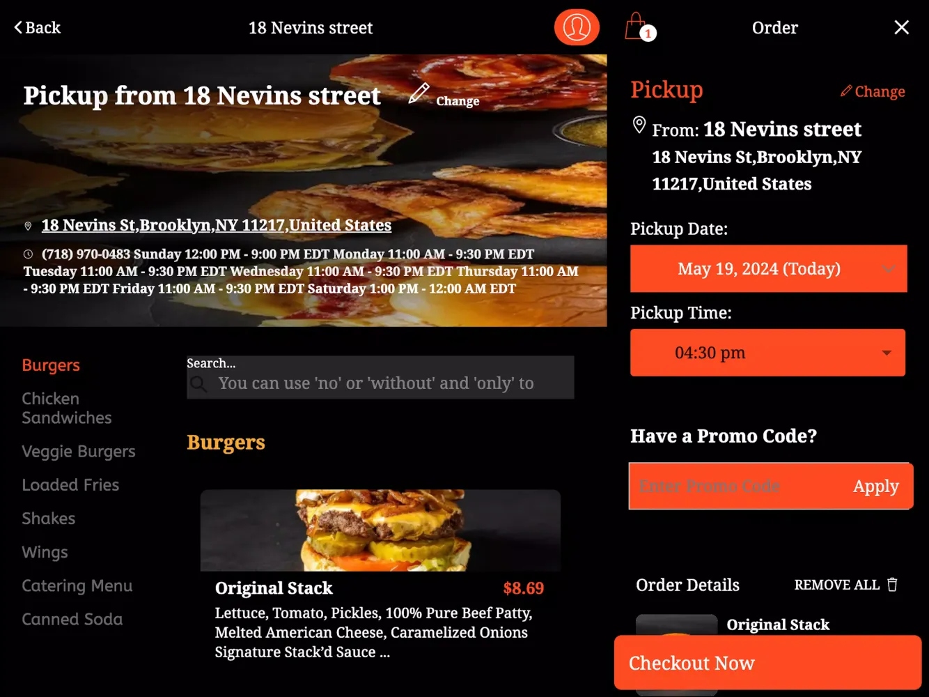 Stack'd Burger NYC Screenshots