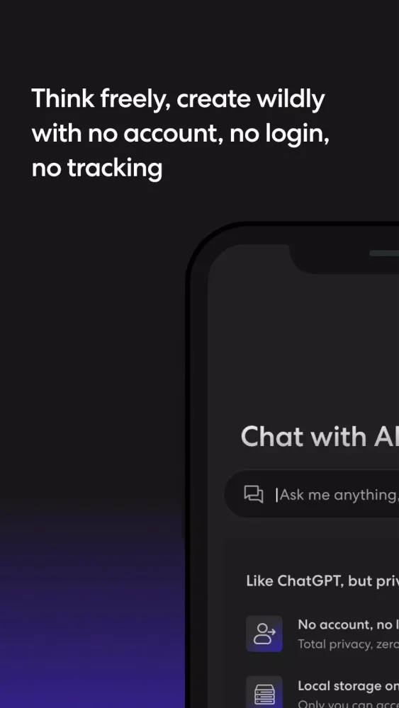 AnonAI Chat: Private AI Agents Screenshots
