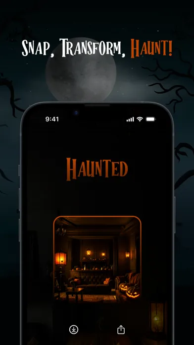 AI Halloween House Transformer Ekran Görüntüleri
