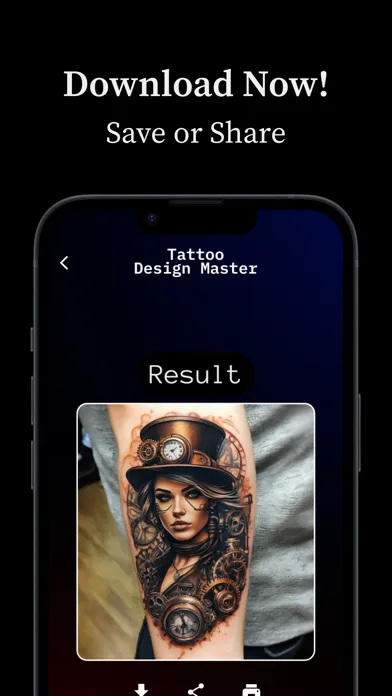AI Tattoo Design Generator سکرین شاٹس
