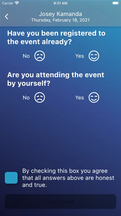 BYOD EventProtect Ekran Görüntüleri
