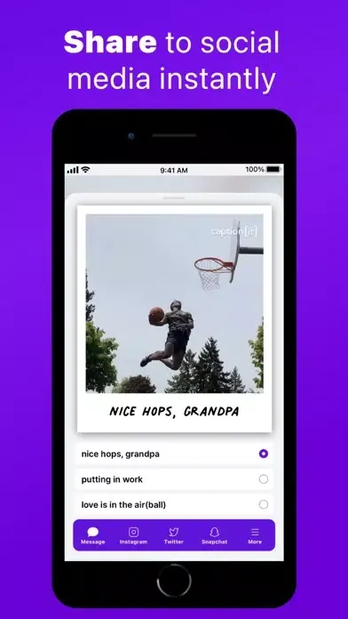 Скриншоты captionit: AI for Social Media