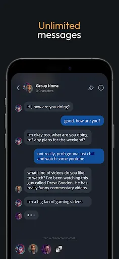 Character AI: AI-Powered Chat Screenshots