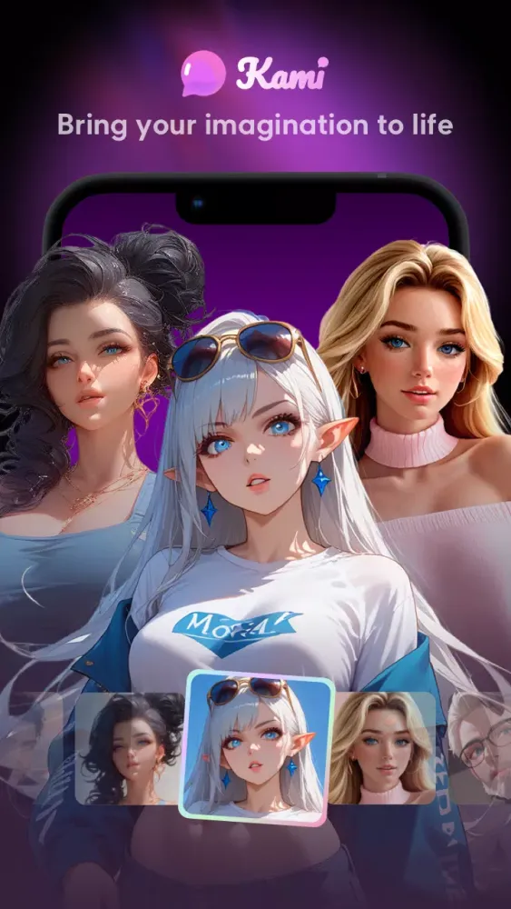 ภาพหน้าจอของ Kami-Fantasy AI Roleplay Mate