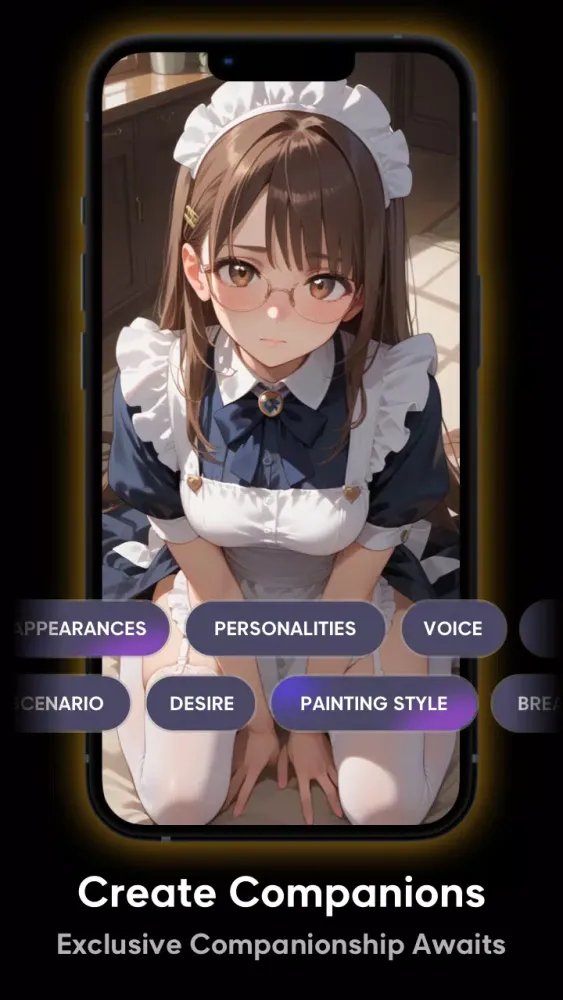 ภาพหน้าจอของ Kami-Fantasy AI Roleplay Mate
