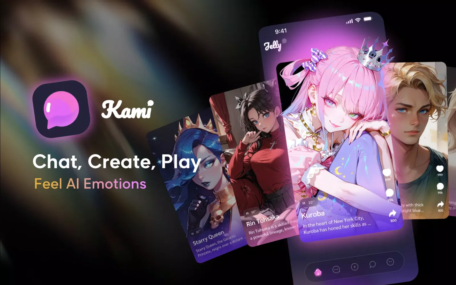 ภาพหน้าจอของ Kami-Fantasy AI Roleplay Mate