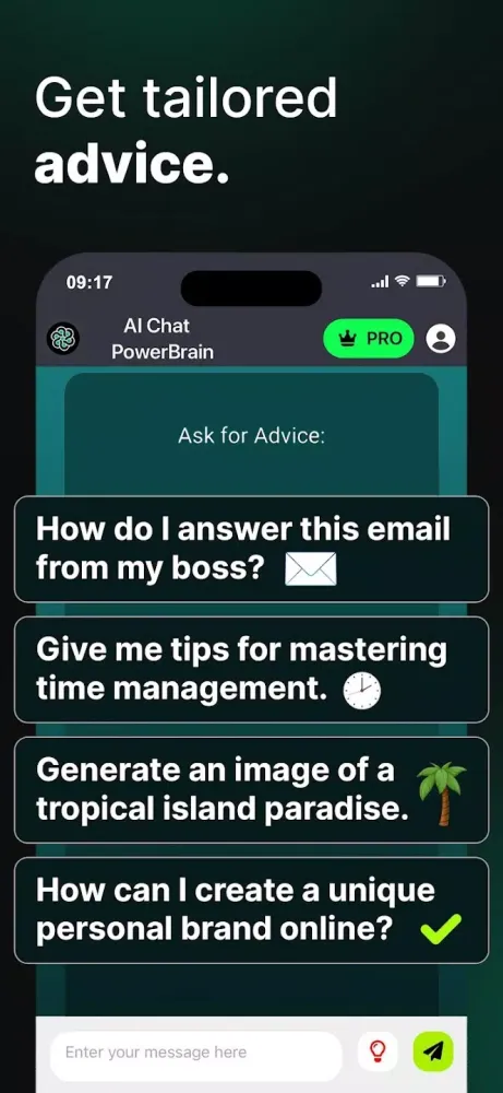 Ảnh chụp màn hình của AI Chat App - AI Chat bot