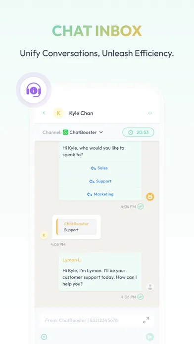 ChatBooster - Social Commerce Screenshots