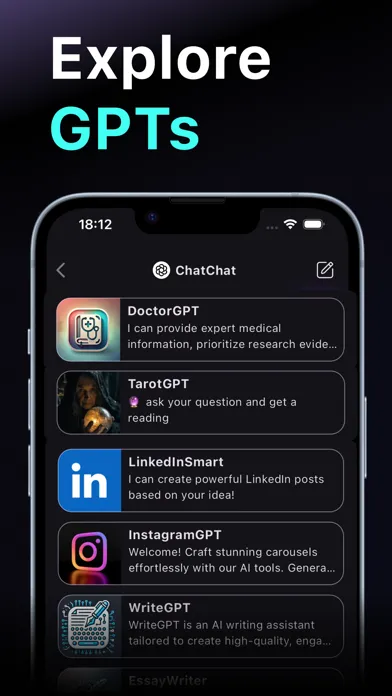 ChatChat - AI Chat Assistant Screenshots