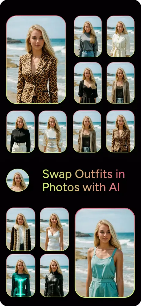 Clothona: AI Clothes Changer Screenshots