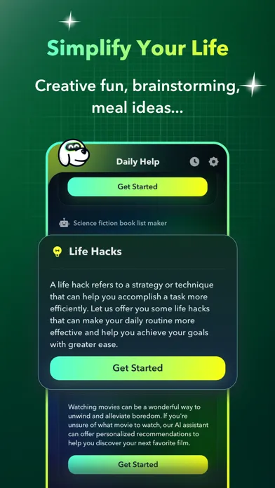 Ảnh chụp màn hình của Aiddy: AI Assistant & Chat Bot