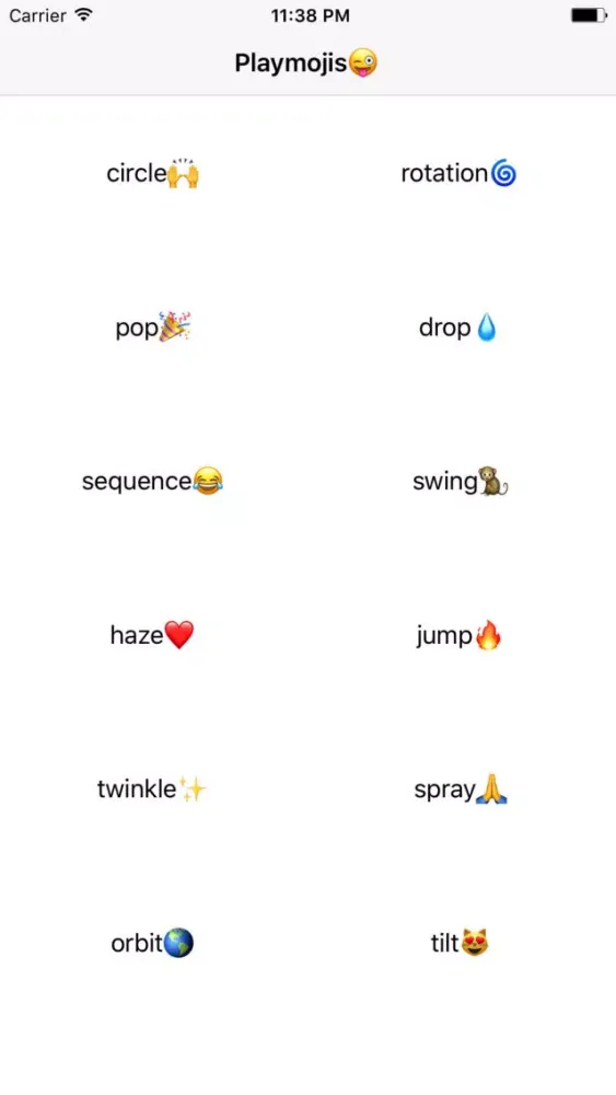 Playmoji - Make the emojis animate应用截图