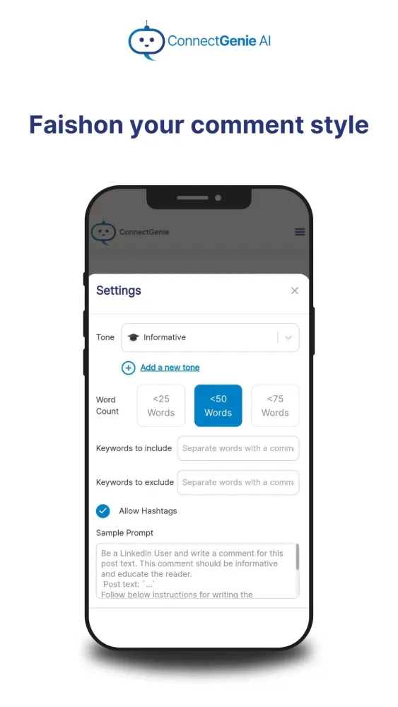 ConnectGenie AI Screenshots